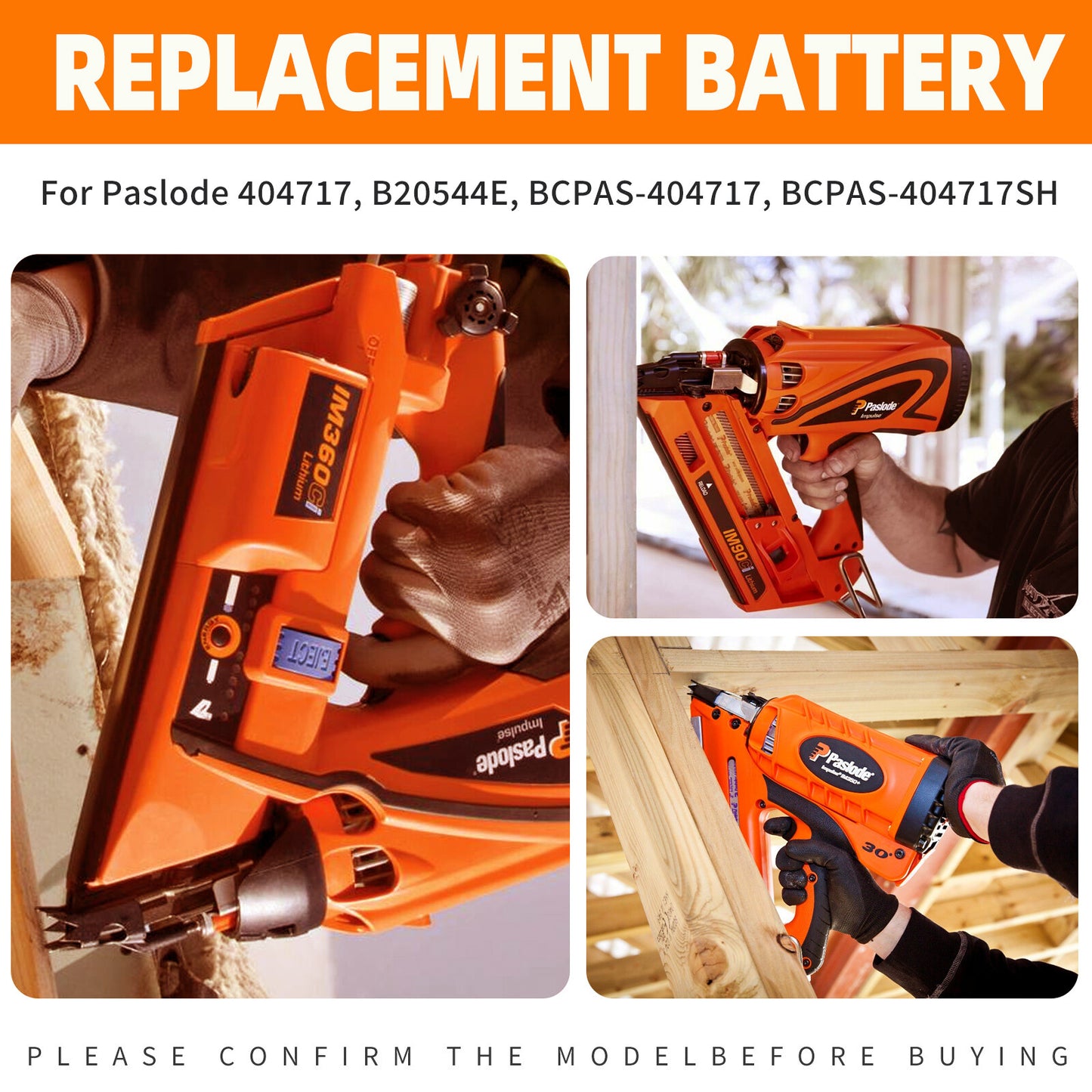 SHENTEC 4AH 6V Ni-MH-Akku für Paslode 404717 900400 902200 IM50 IM65 IM250