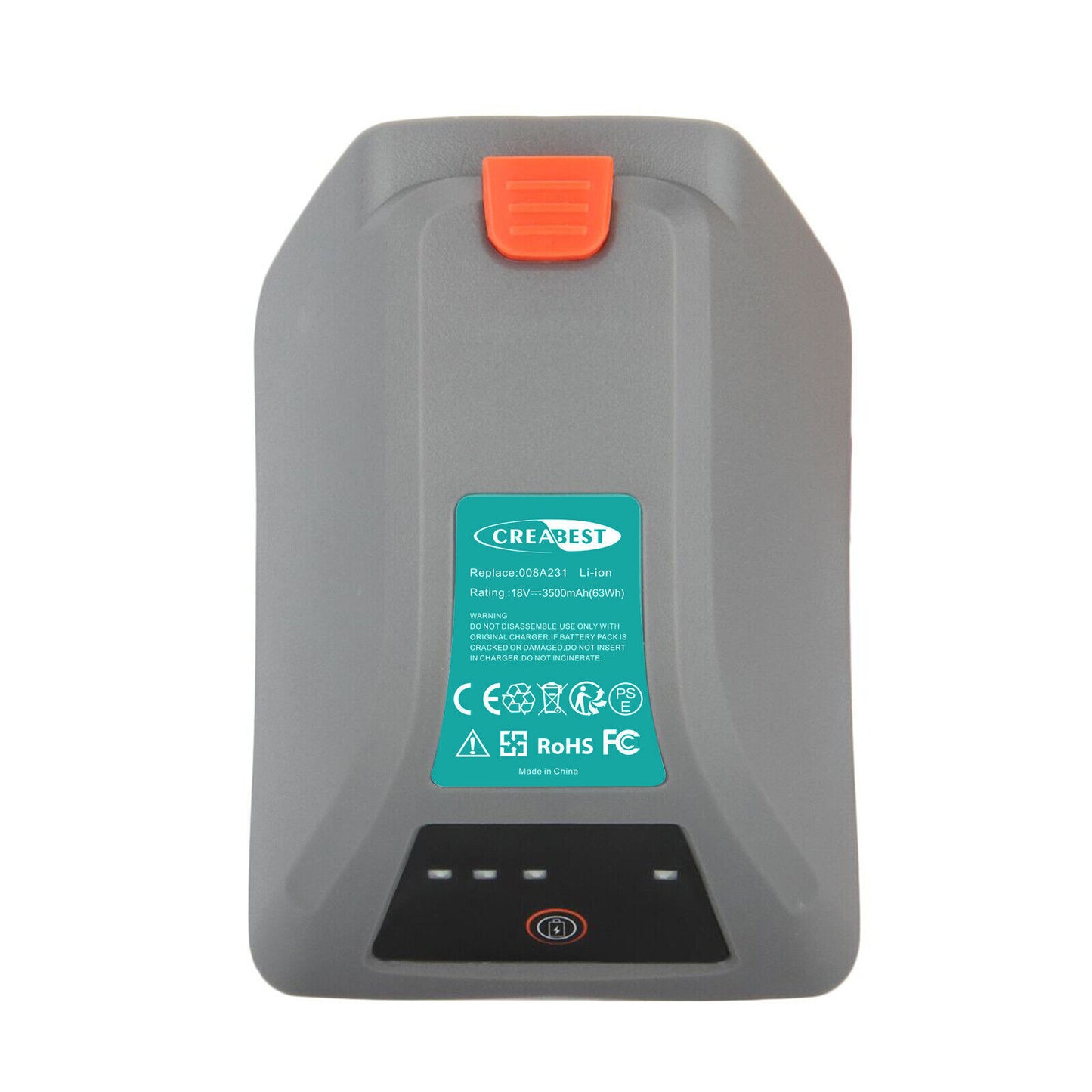 18V 3500mAh Akku + Ladegerät für Gardena 8025-20 Comfort Wand-Schlauchbox 35 roll-up 008A231