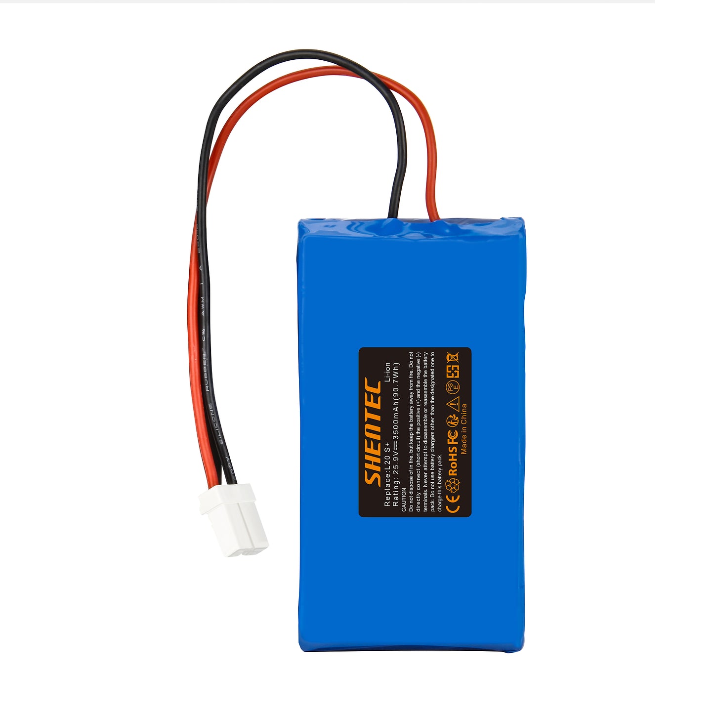 SHENTEC 3500mAh 25.9V Li-Ion-Akku für Ambrogio 015E00600A 015E00600 Ambrogio L15 L20