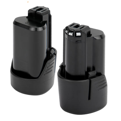SHENTEC 2X 3.0AH 10.8V Li-Ion Ersatzakku für Bosch BAT411 BAT413 GSR GDR GWI GSA GMF
