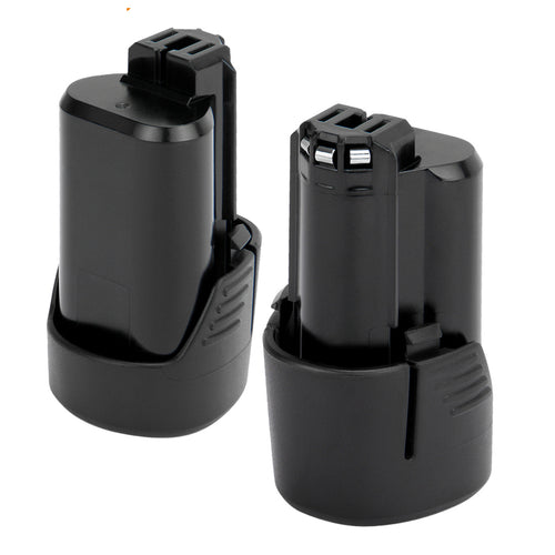SHENTEC 2X 3.0AH 10.8V Li-Ion Ersatzakku für Bosch BAT411 BAT413 GSR GDR GWI GSA GMF
