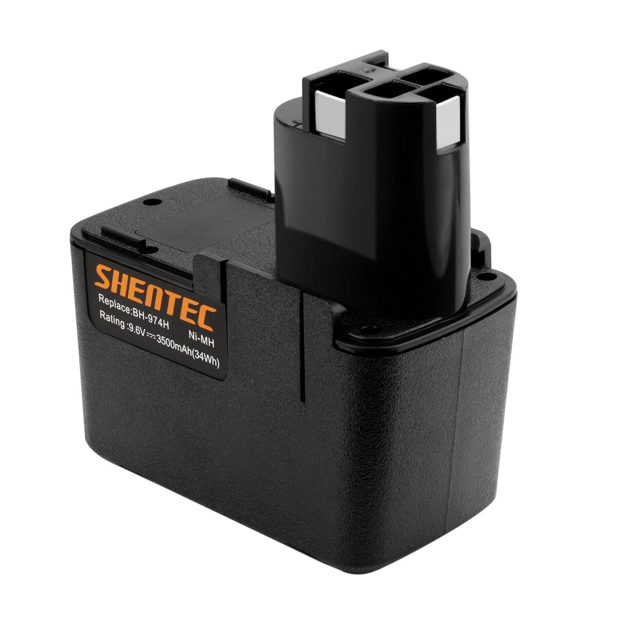 SHENTEC 9.6V 3500mAh Ni-MH-Akku für Bosch BAT001 BH-974N PSR GSR GSB PSB GBM 9.6VES-2