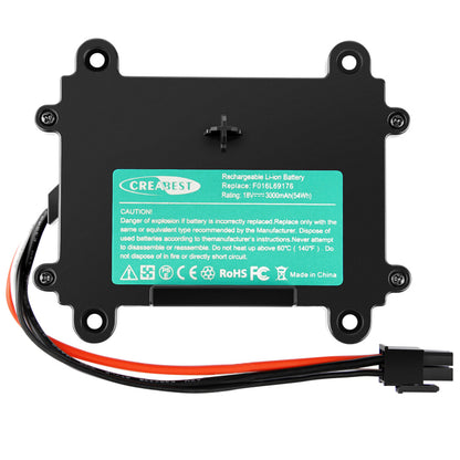 2X 3000mAh 18V Li-Ion-Akkus für 5INR19/66 Bosch Indego 400, Indego M 700, M+ 700