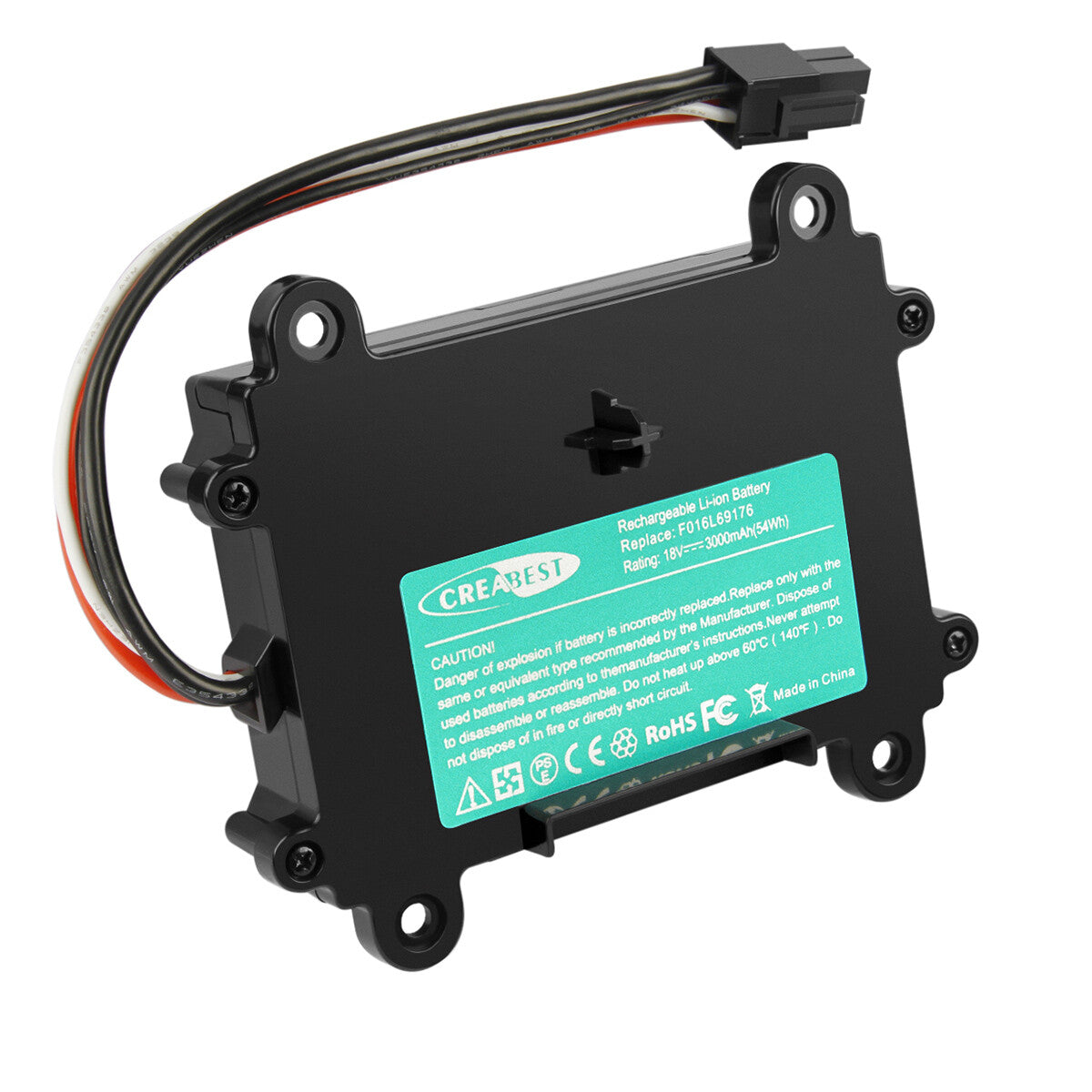 2X 3000mAh 18V Li-Ion-Akkus für 5INR19/66 Bosch Indego 400, Indego M 700, M+ 700