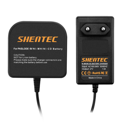 SHENTEC 6V Ni-MH-Akkuladegerät für Paslode 404717 404400 900400 900420 900421 900600