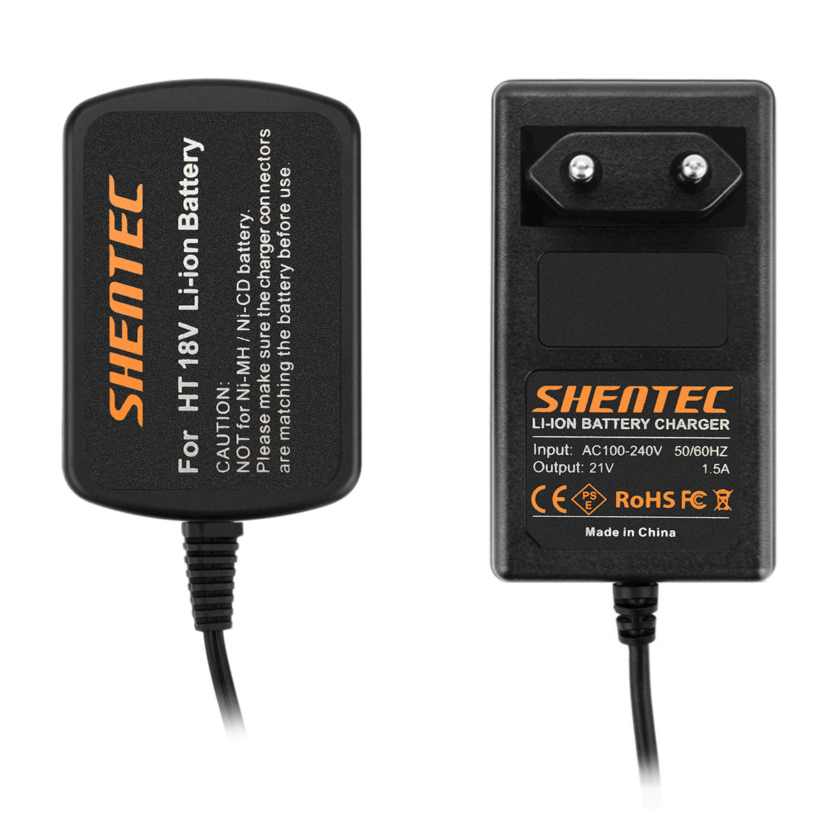 SHENTEC Für Hitachi 18V Akku BCL1815 BCL1830 327730 327731 DS 18DMR Li-Ionen-Ladegerät