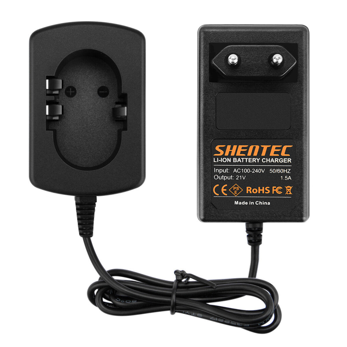SHENTEC Für Hitachi 18V Akku BCL1815 BCL1830 327730 327731 DS 18DMR Li-Ionen-Ladegerät
