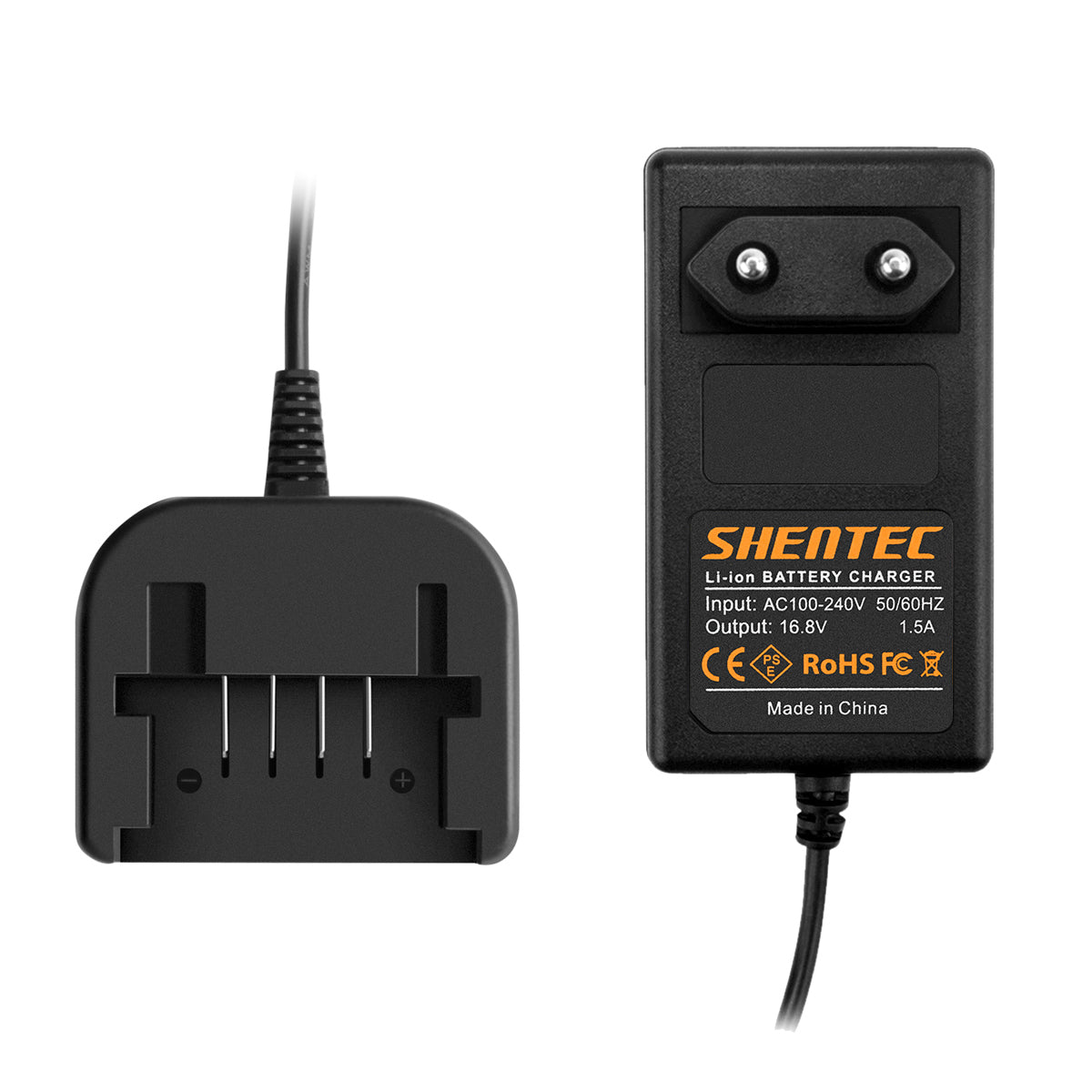 SHENTEC 14.4V Li-Ion-Akku-Ladegerät für Black&Decker BL1314 LB16 ASL148KB LDX120C LST220
