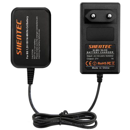 SHENTEC Ni-MH-Akku-Ladegerät für Bosch 7.2-18V BAT046 BAT048 BAT100 BAT119 BAT025 BAT189