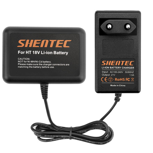 SHENTEC 18V Li-Ionen-Akkuladegerät für Hitachi BSL1815 BSL1830 330068 330557 330067