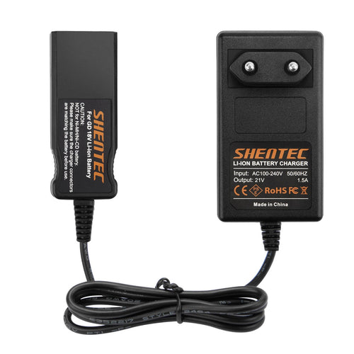 SHENTEC 18V Li-Ionen-Akkuladegerät für Gardena BLi-18 9840-20 9839-20 9837-20 9838-20