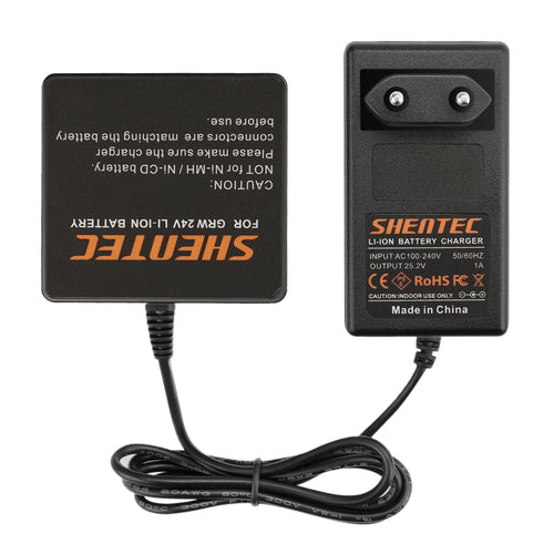 SHENTEC 24V Lithium-Akkuladegerät für GreenWorks G-24 29807 29322 29852 29837 29842