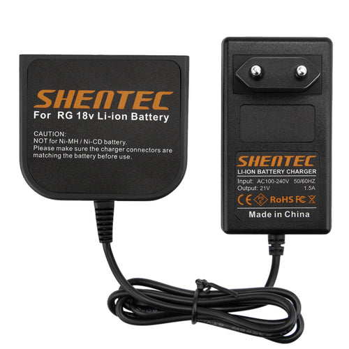 SHENTEC 18V Li-Ionen-Akkuladegerät für AEG M1830R B1820R L1815R B1830R BUS18X B1814G BX18