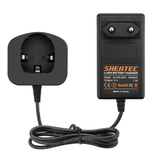 SHENTEC 18V Akkuladegerät für RYOBI BPL18151/P105/P106/P108/P102/CMD-1802/CMI-1802