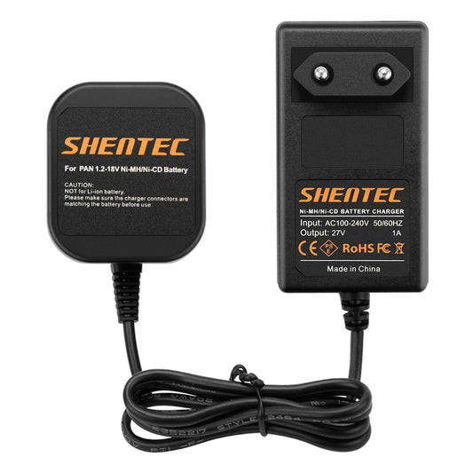 SHENTEC Ladegerät für Panasonic 7.2V-18V Ni-MH/Ni-Cd-Akkus EY9106B EY9200 EY9001 EY9005B