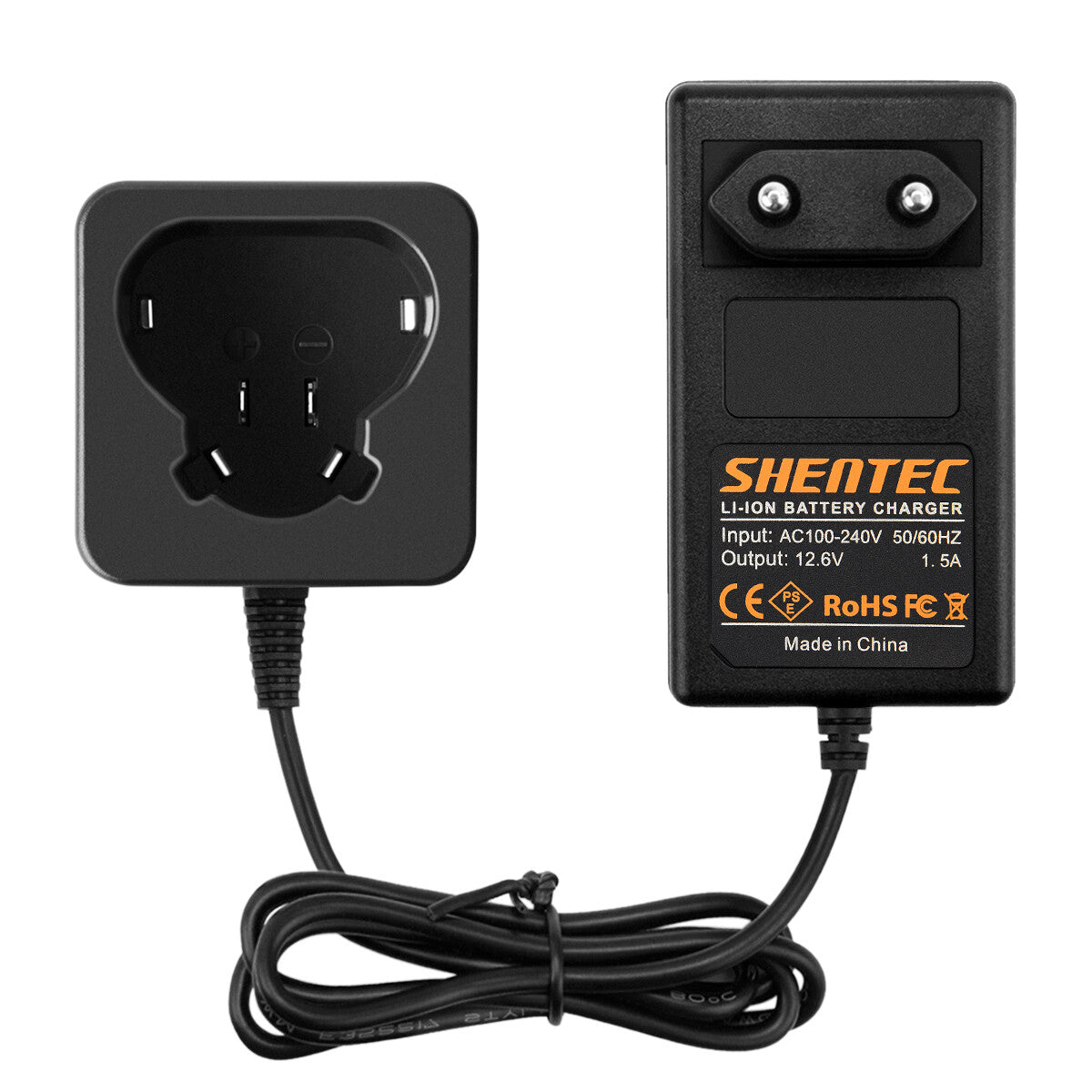 SHENTEC 12V Li-ion Akku-Ladegerät für Worx WA3503 WA3509 RW9300 WX382 WU288 WX125 WX283