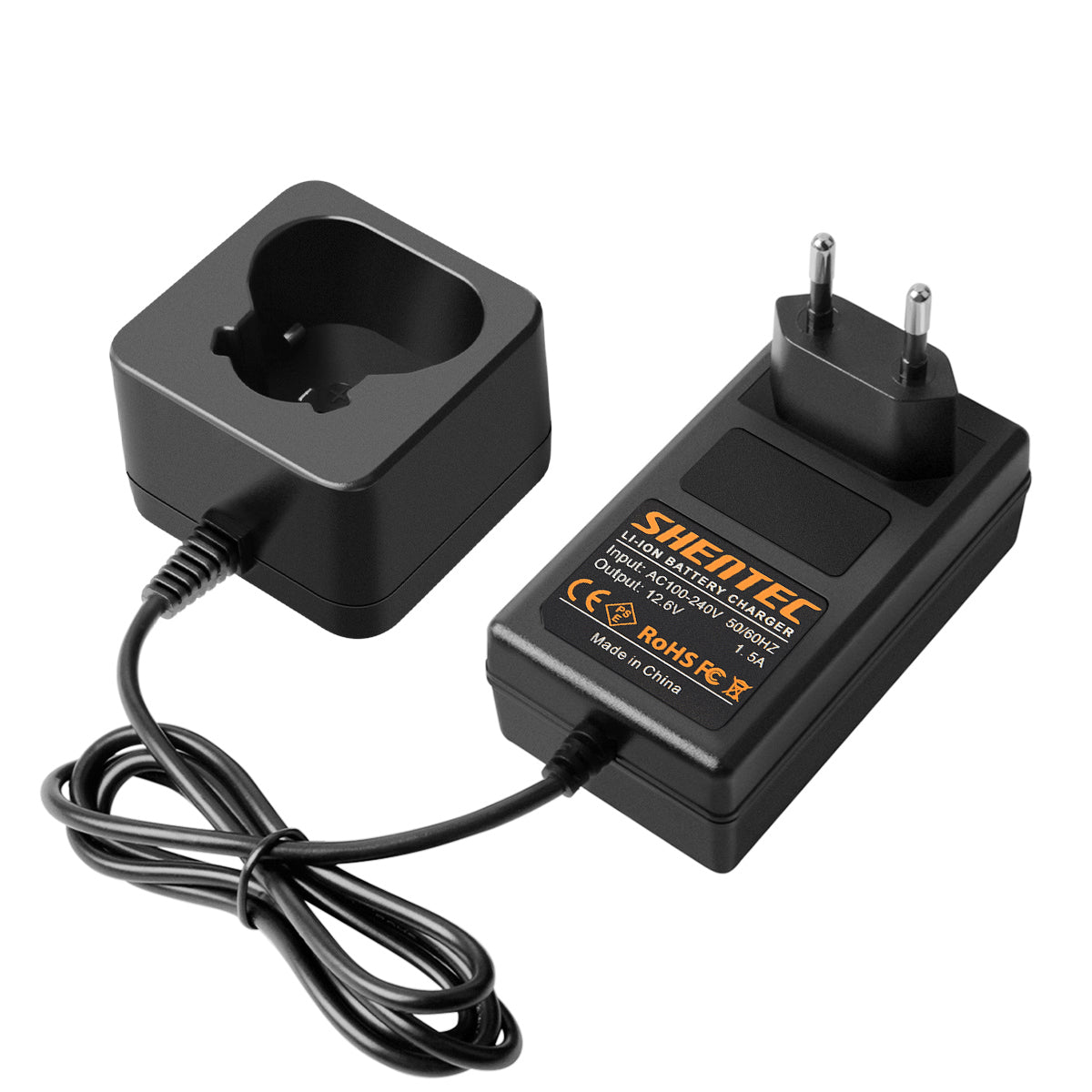 SHENTEC 12V Li-ion Akku-Ladegerät für Worx WA3503 WA3509 RW9300 WX382 WU288 WX125 WX283