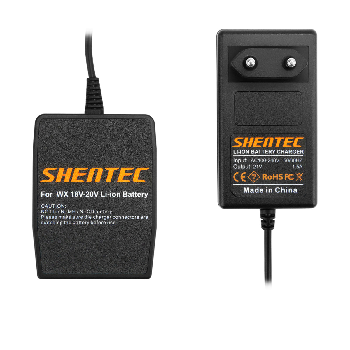 SHENTEC 18V Li-Ionen-Ladegerät Für Worx WA3575 WA3525 WA3520 WA3512 WG153 WG154 WG165