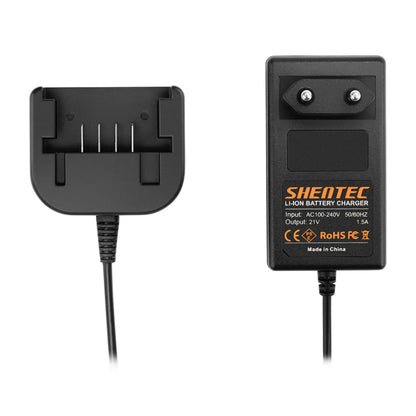 SHENTEC Li-Ion-Akku-Ladegerät für Worx 20V WX678 WG259 WX390.1 WX393.3 WG549E.9 WA3551.1