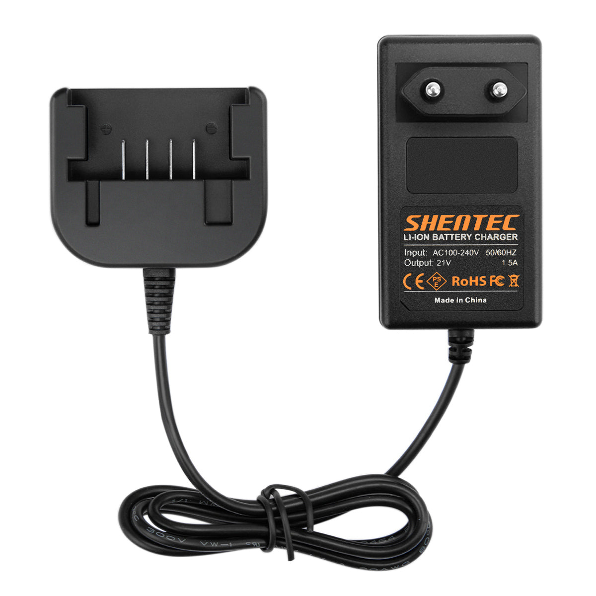 SHENTEC Li-Ion-Akku-Ladegerät für Worx 20V WX678 WG259 WX390.1 WX393.3 WG549E.9 WA3551.1