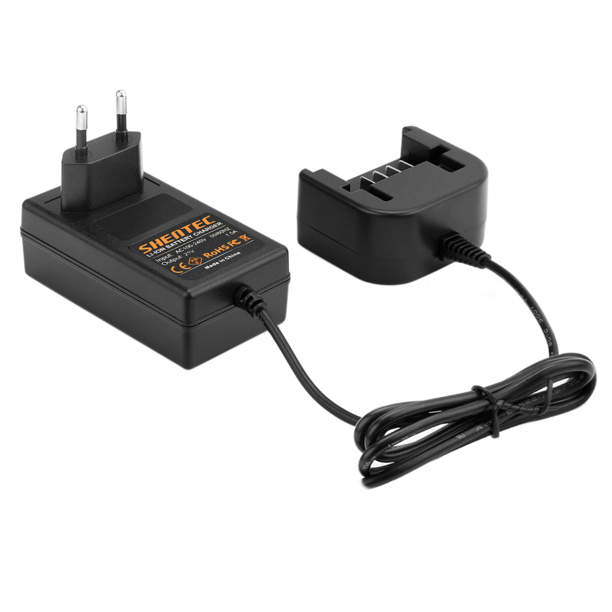 SHENTEC Li-Ion-Akku-Ladegerät für Worx 20V WX678 WG259 WX390.1 WX393.3 WG549E.9 WA3551.1