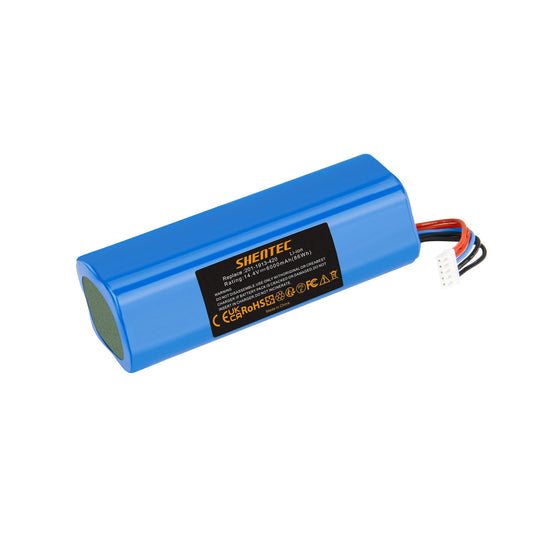 SHENTEC 6Ah Li-ion-Akku für Ecovacs 201-1913-4200 S10-Li-144-5200 DBX11-11/21