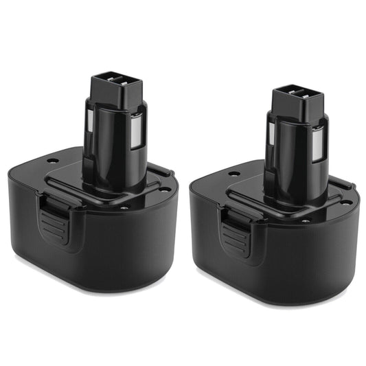 SHENTEC 2er-Pack 4000mAh 12V Ni-MH Akku für Dewalt DE9074 DW9071 DE9501 DE9075 DC981 DW9072