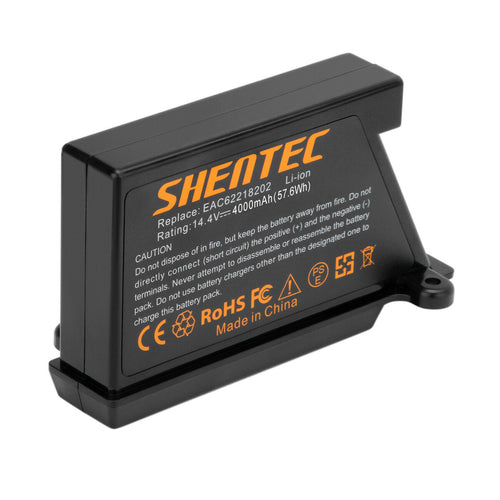 SHENTEC 14.4V 4000mAh Li-Ionen-Akku für LG EAC60766104 EAC60766105 EAC60766101 VR1012W