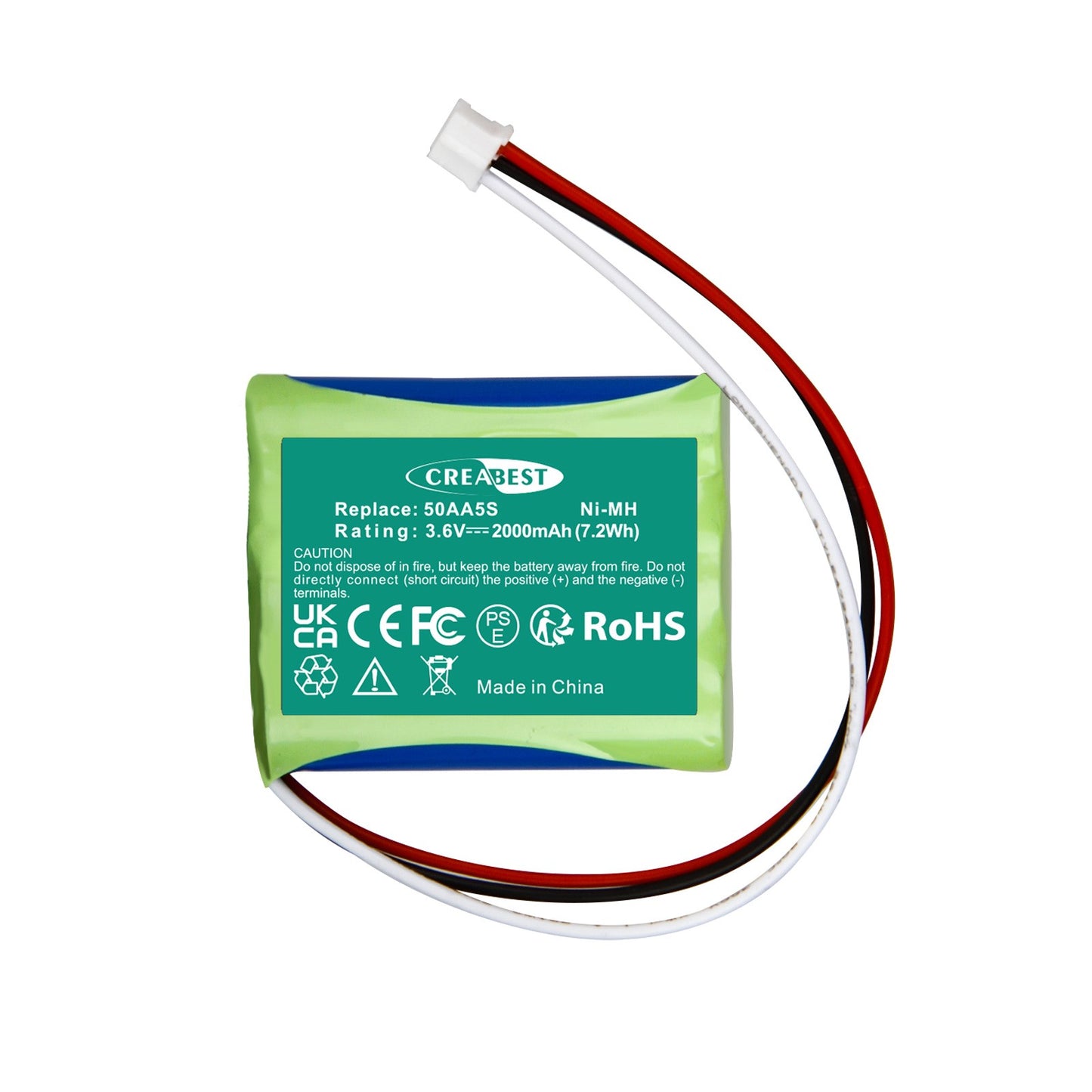 3,6V 2000mAh Ni-MH 50AA5S Ersatzakku für Tonies Toniebox Musicbox Soundbox