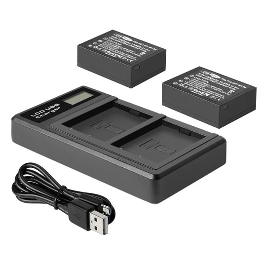 2x NP-W126 W126S Akku+Ladegerät für Fujifilm Fuji X-E1 X-E2 X-E2S X-T10 X-T20