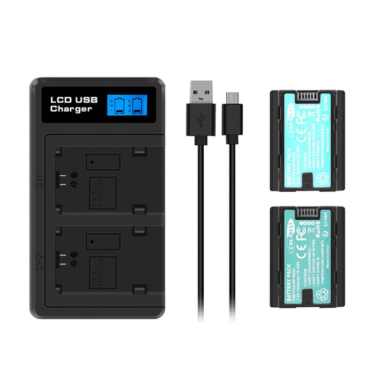 2x NP-W235 Akku + Doppel-Ladegerät für Fujifilm GFX 100S 50S II X-H2S X-T5 XT4 X-T4