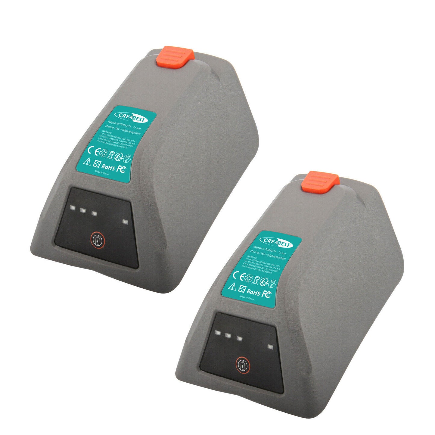 2X 3500mAh Akku & Ladegerät für Gardena 18V 8025-20 Comfort Wand-Schlauchbox 35 008A231