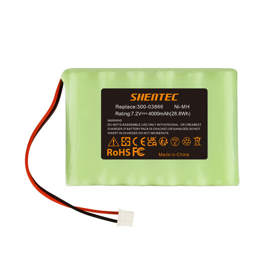 SHENTEC 7.2V 4000mAh Ni-MH-Akku für Honeywell Lynx 5100/5200/5300 300-03866 LCP500-4B