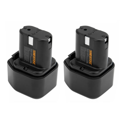 2er-Pack 7.2V 4.0Ah Ni-MH-Akku für Hitachi 325292 EB7 EB712S EB714S EB7B EB7G EB7M