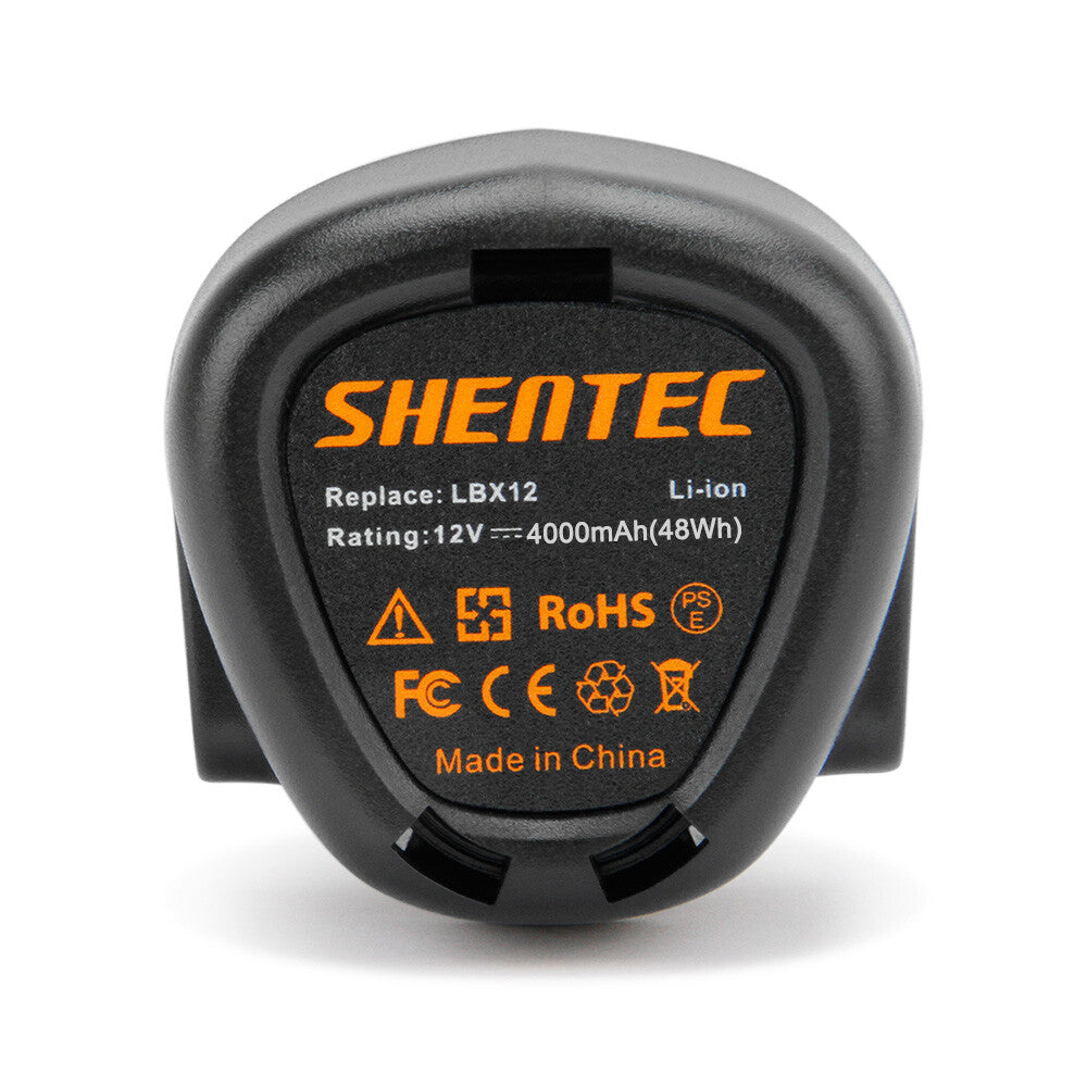 SHENTEC 4.0Ah 10.8V Li-ion Akku Für Black Decker LB12 LBX12 BL1310 BL1110 GKC108 EGBL108
