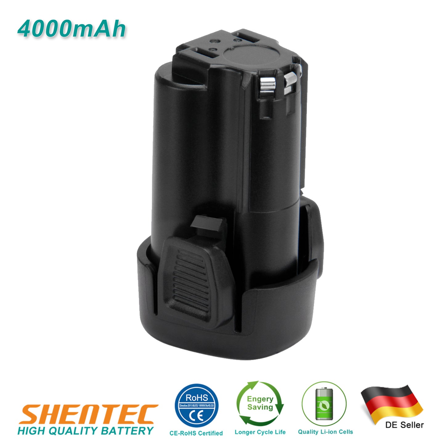 SHENTEC 4.0Ah 10.8V Li-ion Akku Für Black Decker LB12 LBX12 BL1310 BL1110 GKC108 EGBL108