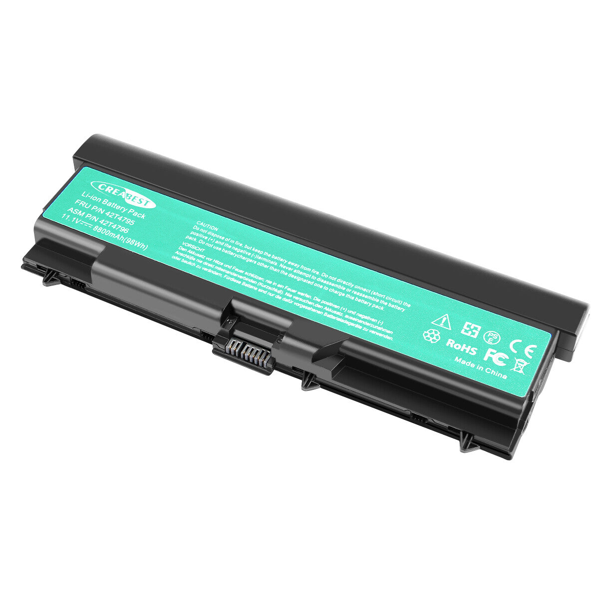 98Wh 42T4235 42T4702 8800mAh Ersatzakku für Lenovo ThinkPad T510 T520 T410 SL410 SL510