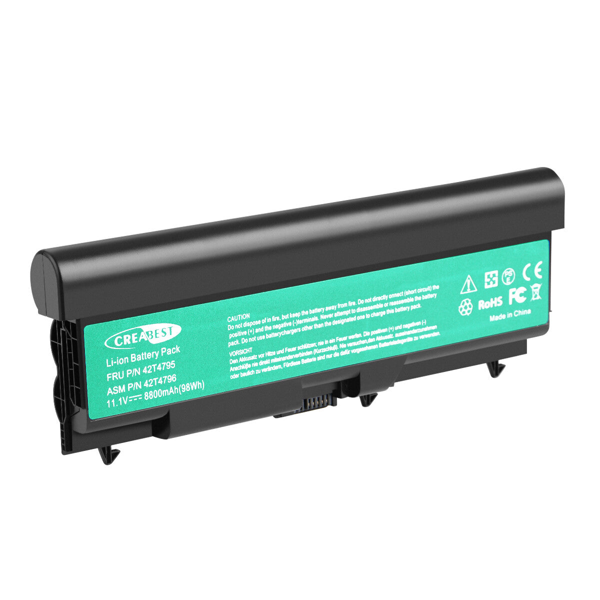 98Wh 42T4235 42T4702 8800mAh Ersatzakku für Lenovo ThinkPad T510 T520 T410 SL410 SL510