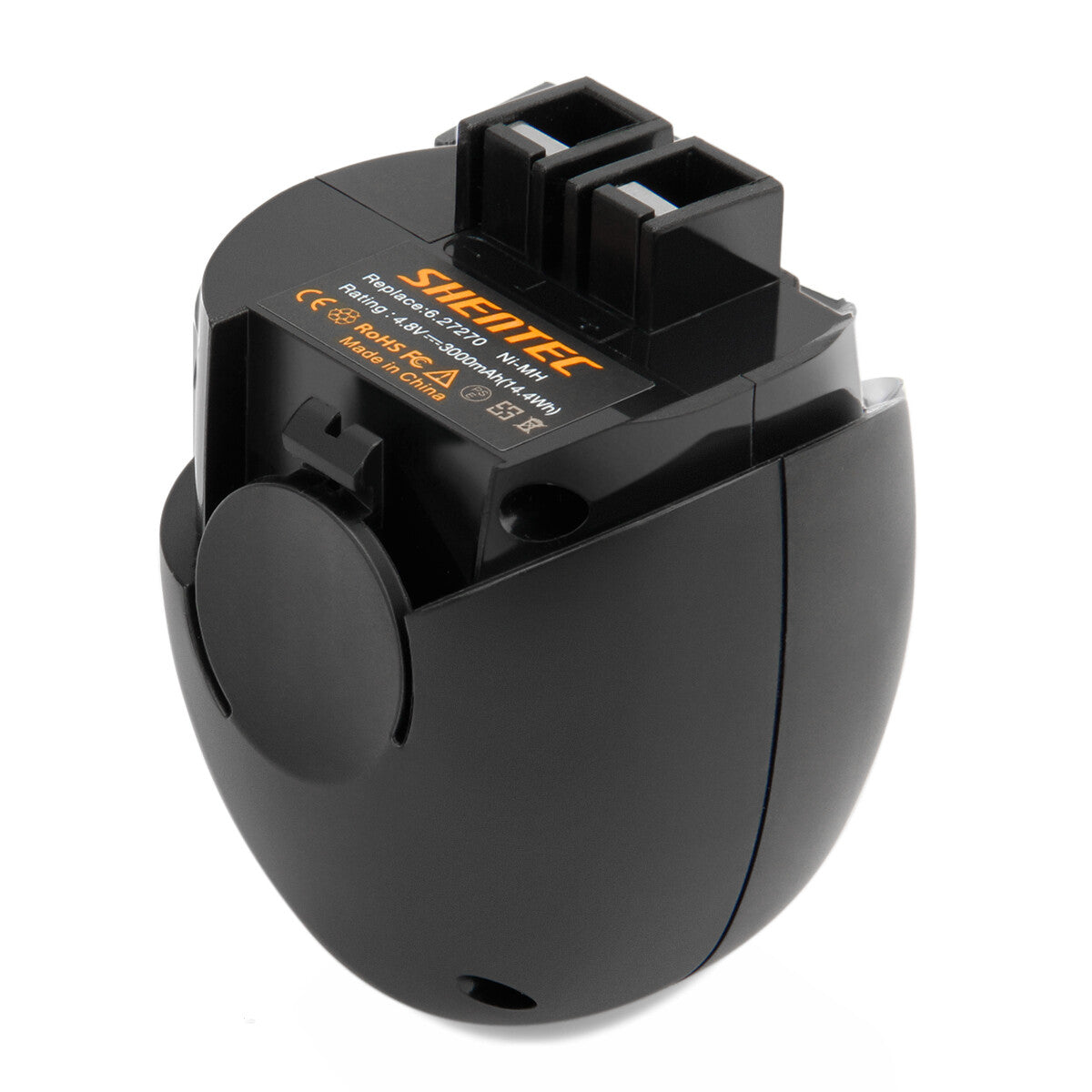 SHENTEC 2x 4.8V 3500mAh Ni-MH Ersatzakku für Metabo Powergrip 2 60005952 6.27270 6.27273