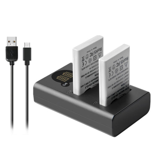 2x 1600mAh EN-EL5 Akku + Dual-Ladegerät für Nikon Coolpix P520 P100 P510