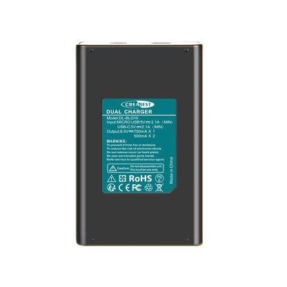 2er-Pack DMW-BLE9E Batterieladegerät Für Panasonic Lumix GF5 GX7 DMC- GF3 DC-G110 GX85