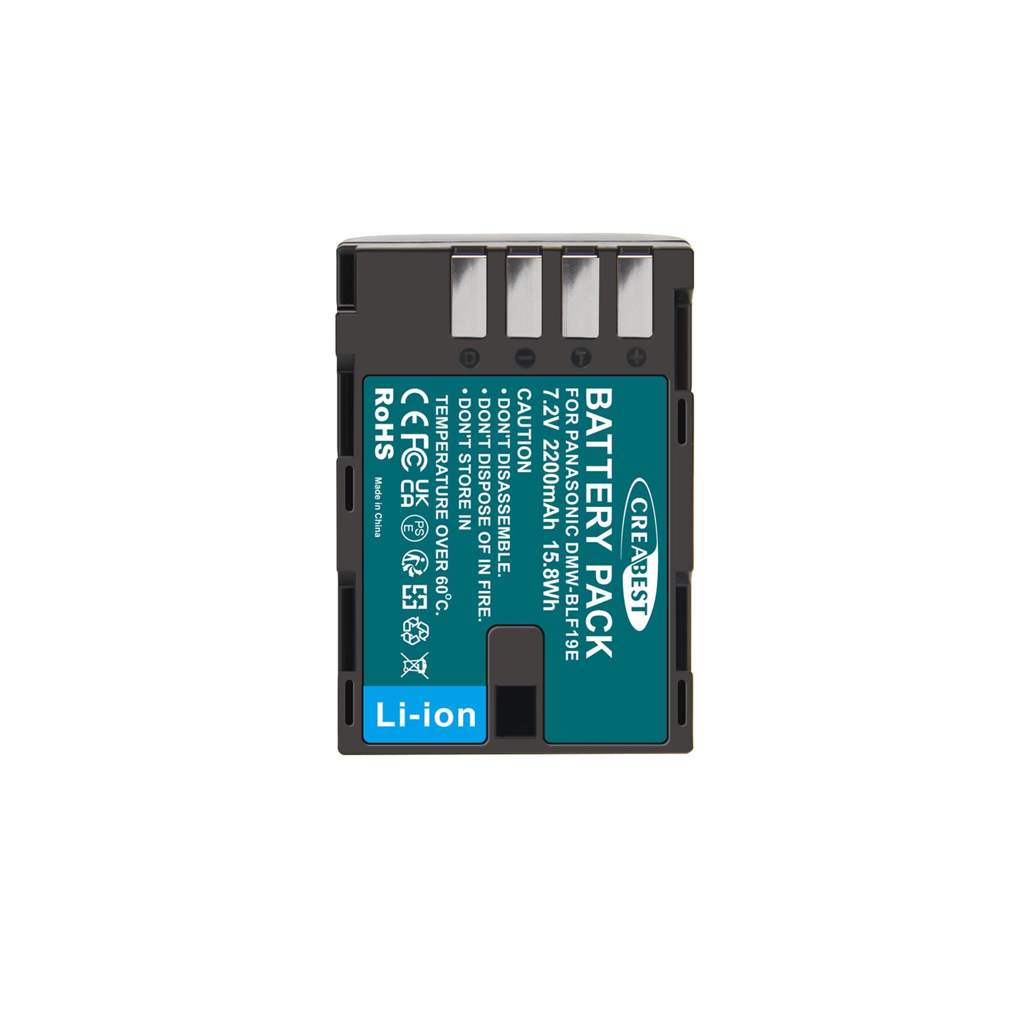 2x DMW-BLF19 Akku & LCD-Ladegerät für Panasonic Lumix GH3 GH4 GH5 GH5M2 GH5S G9