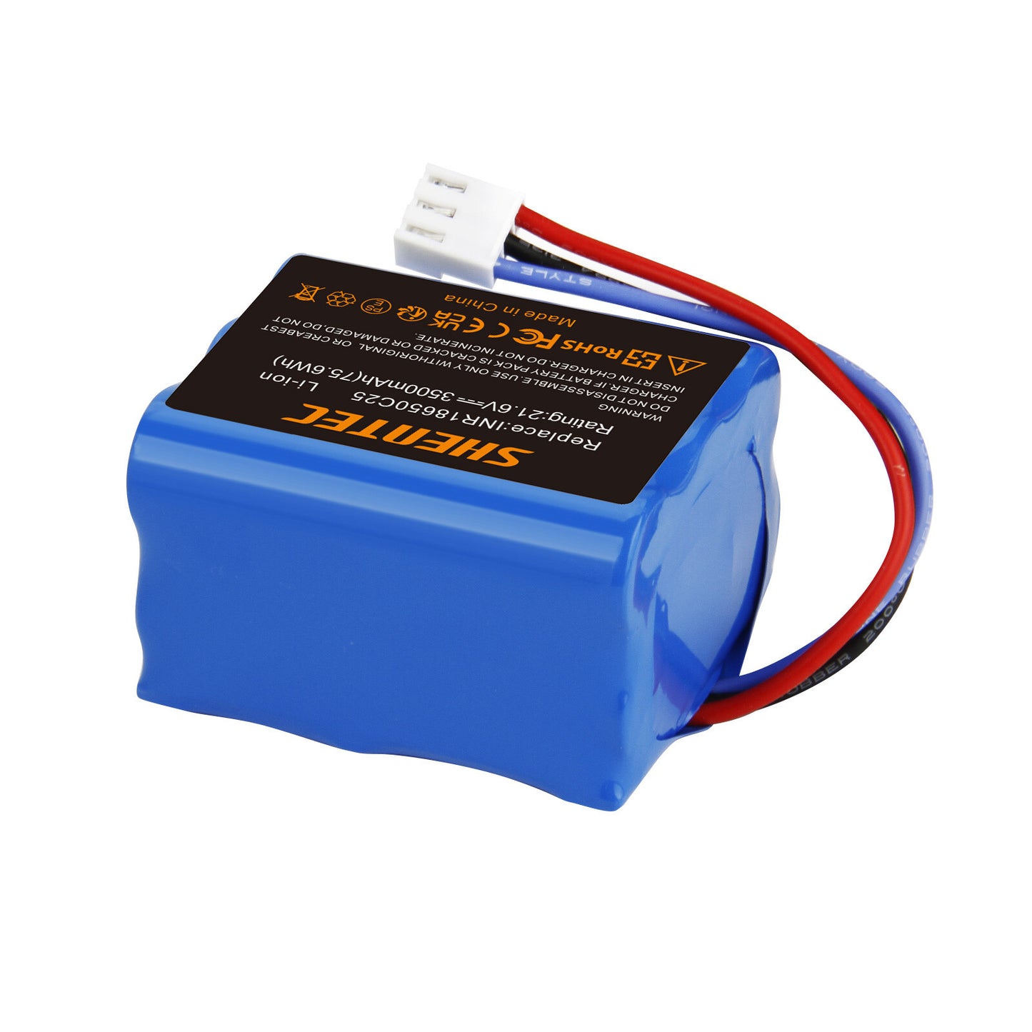 SHENTEC 2x3.5Ah 21,6V Li-Ion-Akku für Philips FC6721/01 FC6722/01 FC6723 FC6726 FC6729