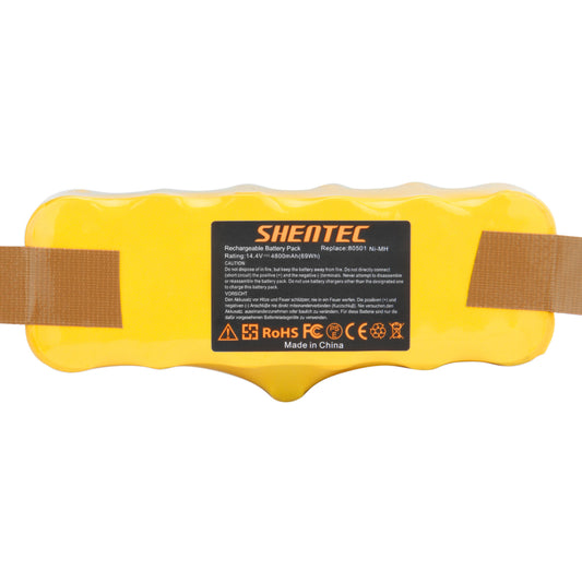 SHENTEC 14.4V Akku für iRobot Roomba 80501 500 550 600 700 800 900 980