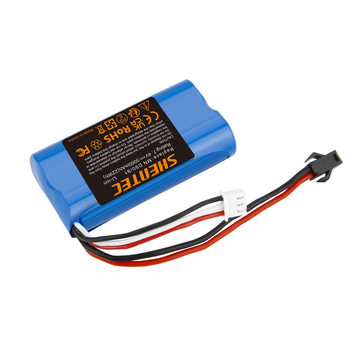 SHENTEC 3Ah 7.4V Li-Ion-Akku für MN D90/91 MN 99/99S RC-Auto Modell H101 H105 RC
