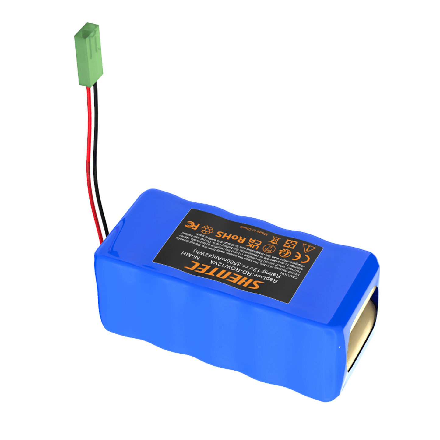 SHENTEC 3,5Ah 12V Ersatzakku für RD-ROW12VA für Rowenta RH846301 RS-Rh5488 RH846501