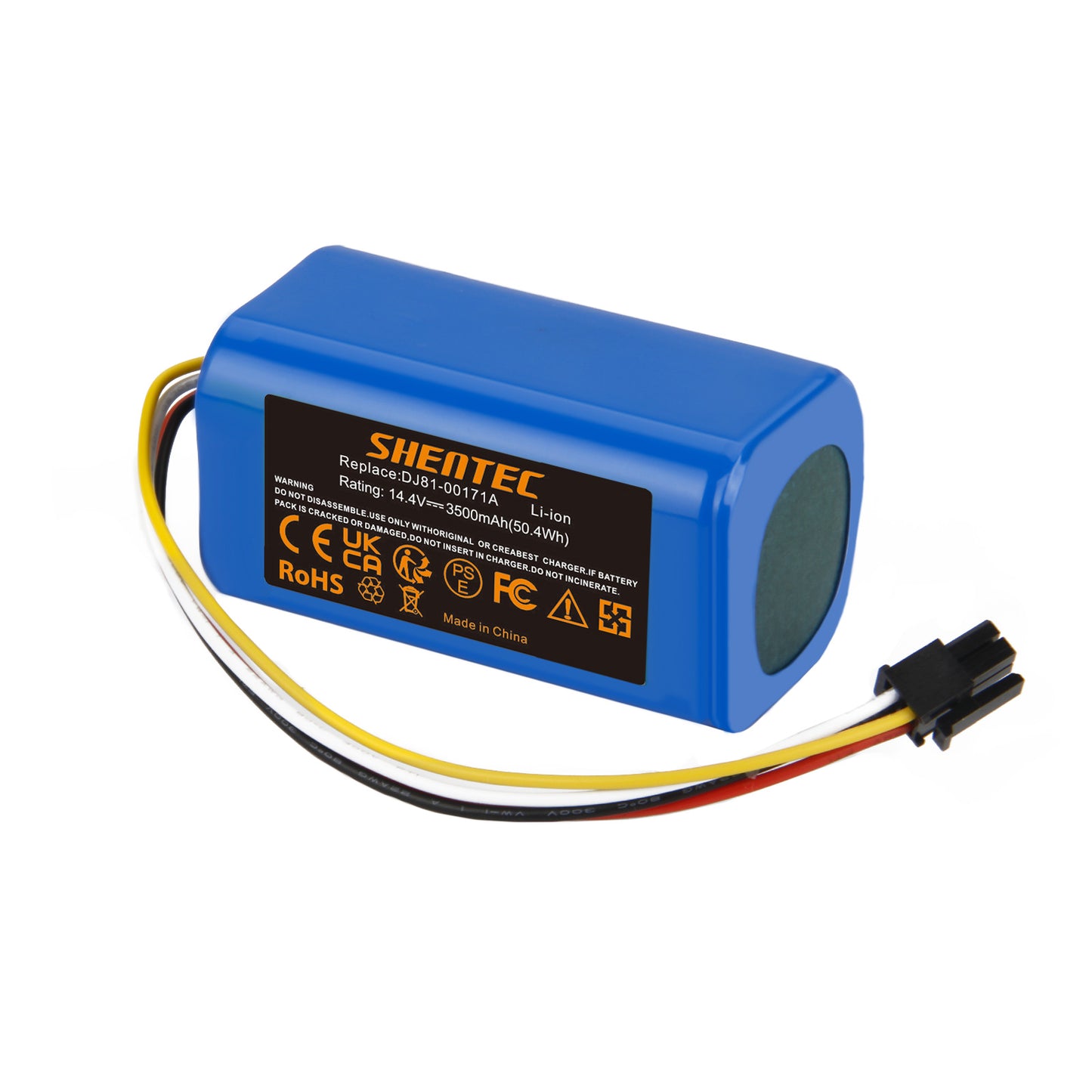 SHENTEC 3,5Ah 14,4V Li-Ionen-Akku für Samsung PowerBot-E VR5000RM VR05R5050WK DJ81-00171A