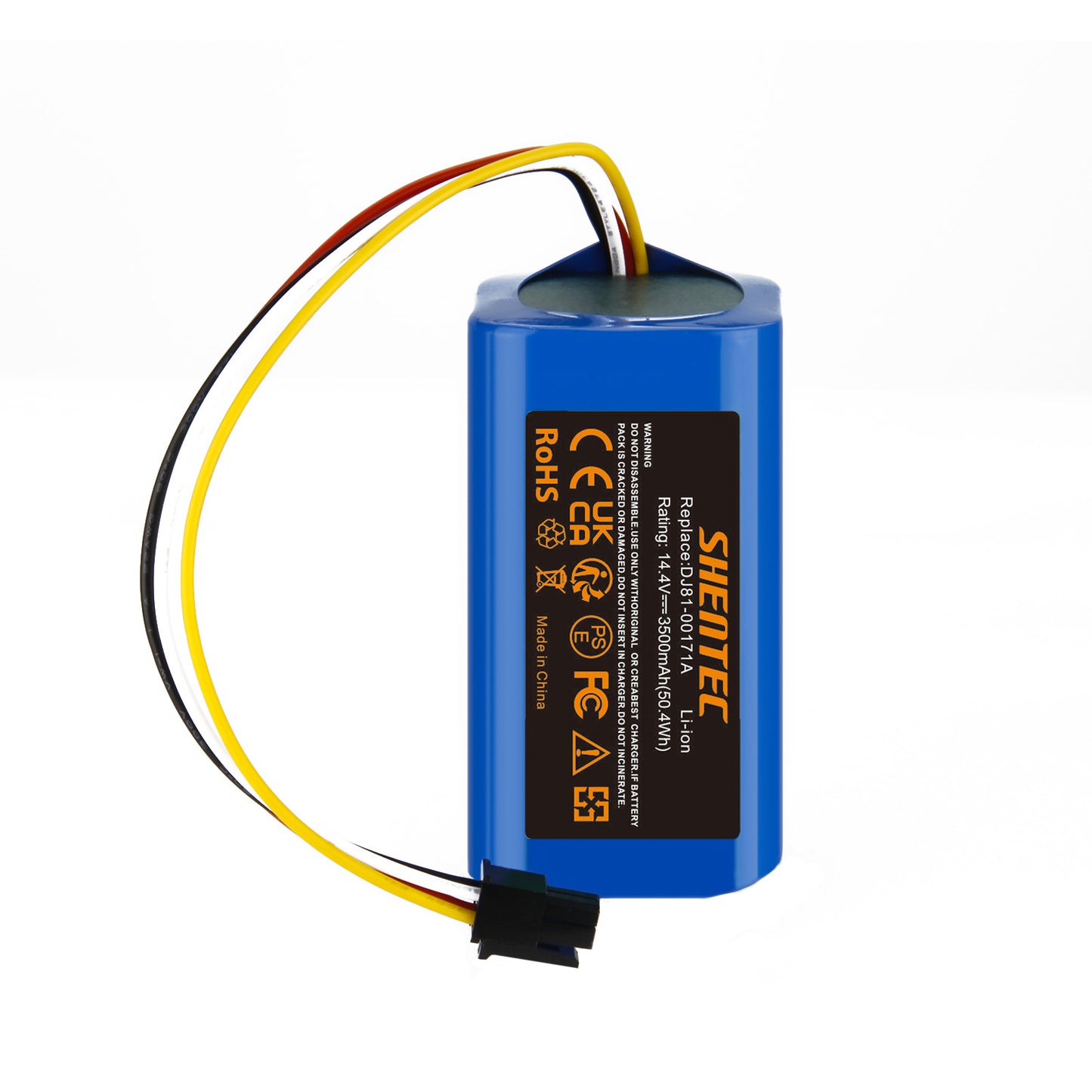 SHENTEC 3,5Ah 14,4V Li-Ionen-Akku für Samsung PowerBot-E VR5000RM VR05R5050WK DJ81-00171A