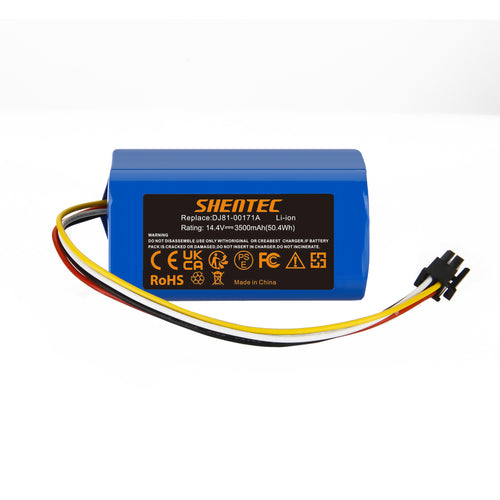 SHENTEC 3,5Ah 14,4V Li-Ionen-Akku für Samsung PowerBot-E VR5000RM VR05R5050WK DJ81-00171A