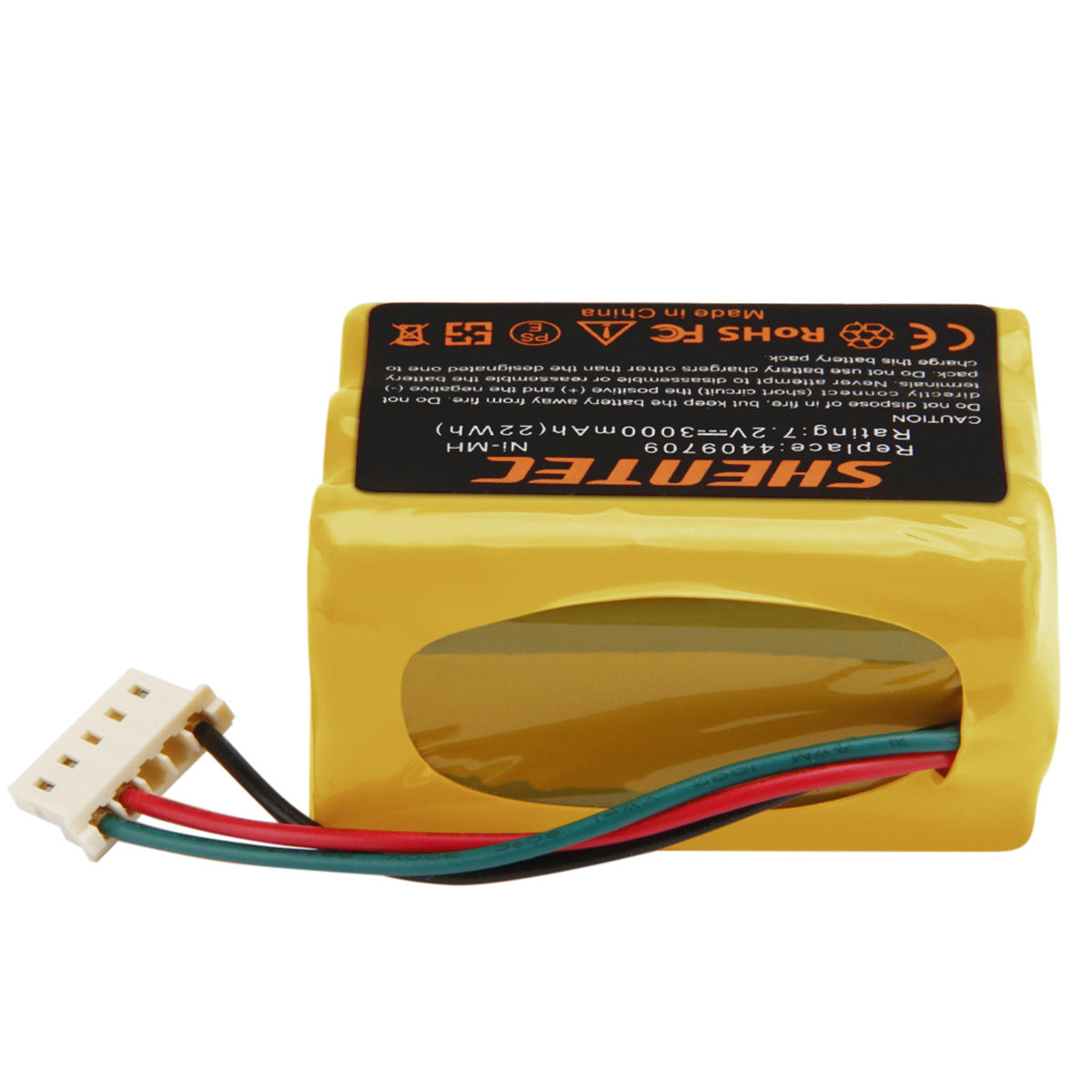SHENTEC 2x 3.0AH 7.2V Ni-MH Akku Für iRobot Braava 390 380T 390T 4409709 Mint Plus 5200C
